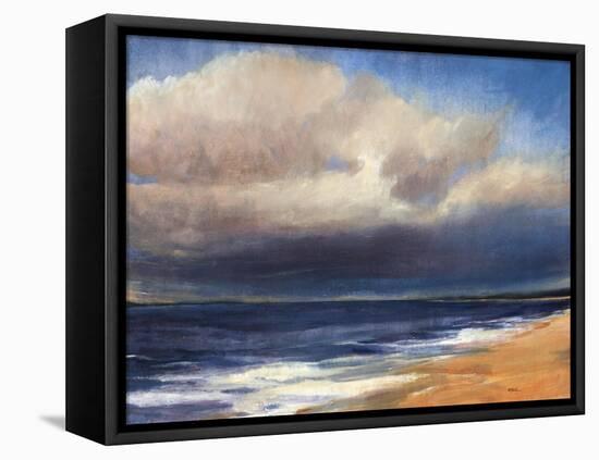 Passing Storm by the Beach-Tim O'toole-Framed Stretched Canvas