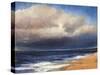 Passing Storm by the Beach-Tim O'toole-Stretched Canvas