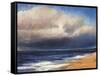 Passing Storm by the Beach-Tim O'toole-Framed Stretched Canvas