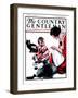 "Passing the Blame," Country Gentleman Cover, February 24, 1923-Katherine R. Wireman-Framed Giclee Print