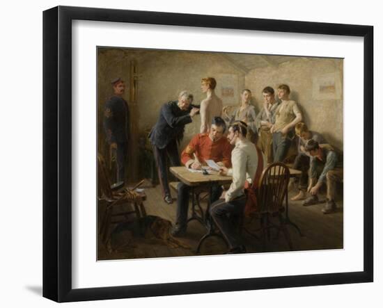 Passing the Doctor, 1896-Ralph Hedley-Framed Giclee Print