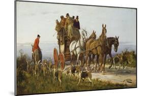 Passing the Hunt-George Wright-Mounted Giclee Print