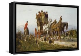 Passing the Hunt-George Wright-Framed Stretched Canvas