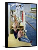 Passing the Scoreboard, Henley-Timothy Easton-Framed Stretched Canvas