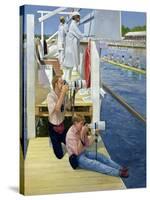 Passing the Scoreboard, Henley-Timothy Easton-Stretched Canvas