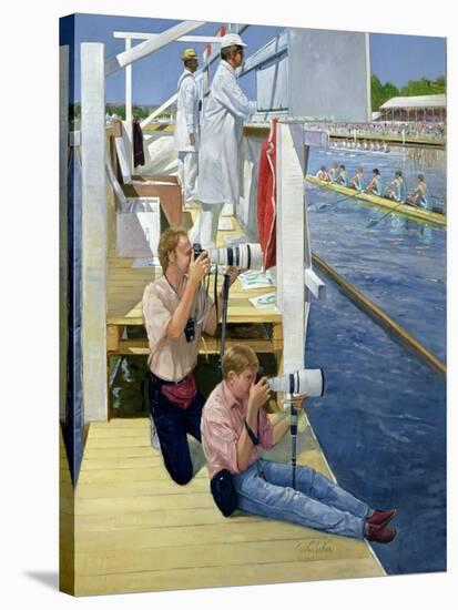 Passing the Scoreboard, Henley-Timothy Easton-Stretched Canvas