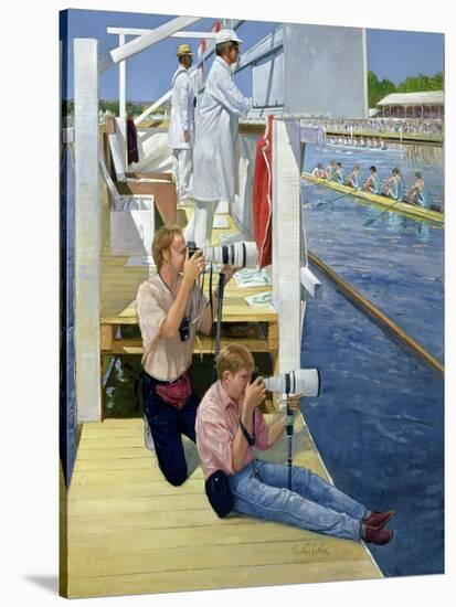 Passing the Scoreboard, Henley-Timothy Easton-Stretched Canvas