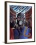 Passing the time of day  2012  (tinted gesso on wood)-PJ Crook-Framed Giclee Print