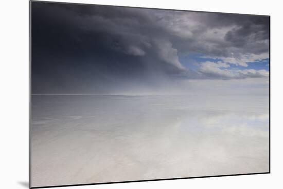 Passing Thunderstorm over Bonneville Salt Flats, Utah-Judith Zimmerman-Mounted Photographic Print