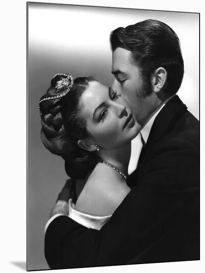 Passion Fatale THE GREAT SINNER by RobertSiodmack with Ava Gardner and Gregory Peck, 1949 (b/w phot-null-Mounted Photo