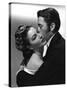 Passion Fatale THE GREAT SINNER by RobertSiodmack with Ava Gardner and Gregory Peck, 1949 (b/w phot-null-Stretched Canvas