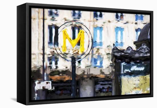 Passion Metro - In the Style of Oil Painting-Philippe Hugonnard-Framed Stretched Canvas