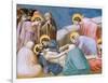 Passion, Mourning over Dead Christ-Giotto di Bondone-Framed Art Print