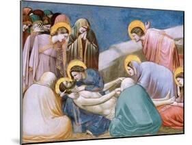 Passion, Mourning over Dead Christ-Giotto di Bondone-Mounted Art Print