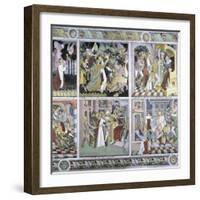 Passion of Christ, 1492-Giovanni Canavesio-Framed Giclee Print
