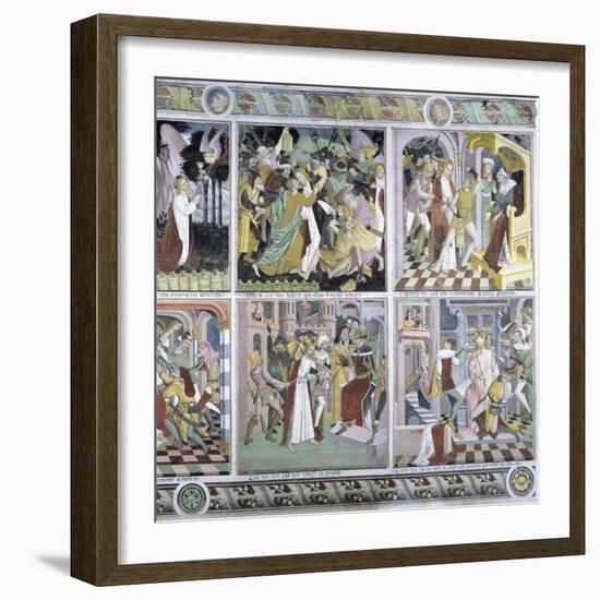 Passion of Christ, 1492-Giovanni Canavesio-Framed Giclee Print