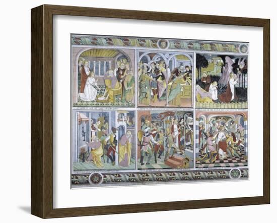 Passion of Christ, 1492-Giovanni Canavesio-Framed Giclee Print