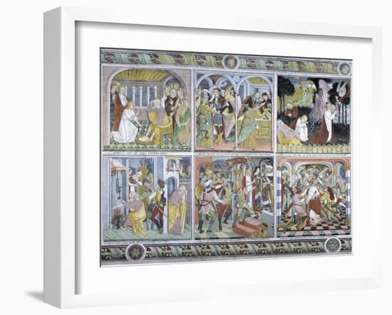 Passion of Christ, 1492-Giovanni Canavesio-Framed Giclee Print