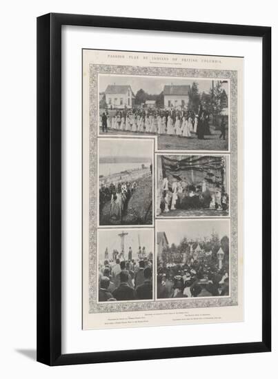Passion Play by Indians of British Columbia-null-Framed Giclee Print