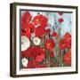 Passion Poppies I-Andrew Michaels-Framed Art Print