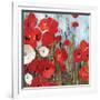 Passion Poppies I-Andrew Michaels-Framed Art Print