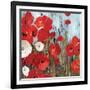 Passion Poppies I-Andrew Michaels-Framed Art Print