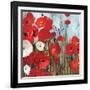 Passion Poppies I-Andrew Michaels-Framed Art Print