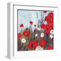 Passion Poppies II-Andrew Michaels-Framed Art Print