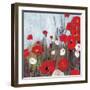 Passion Poppies II-Andrew Michaels-Framed Art Print