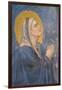 Passion, The Ascension, Detail of Virgin Mary-Giotto di Bondone-Framed Art Print