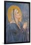 Passion, The Ascension, Detail of Virgin Mary-Giotto di Bondone-Framed Art Print