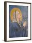 Passion, The Ascension, Detail of Virgin Mary-Giotto di Bondone-Framed Art Print