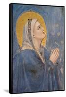 Passion, The Ascension, Detail of Virgin Mary-Giotto di Bondone-Framed Stretched Canvas