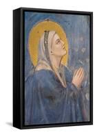 Passion, The Ascension, Detail of Virgin Mary-Giotto di Bondone-Framed Stretched Canvas
