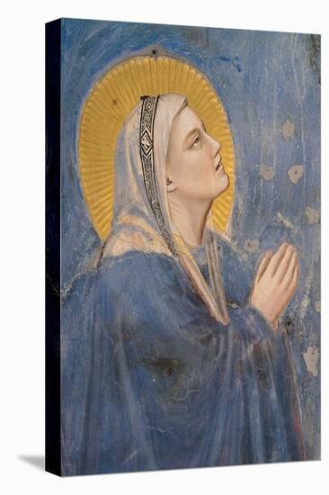 Passion, The Ascension, Detail of Virgin Mary-Giotto di Bondone-Stretched Canvas