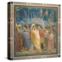 Passion, The Kiss of Judas-Giotto di Bondone-Stretched Canvas