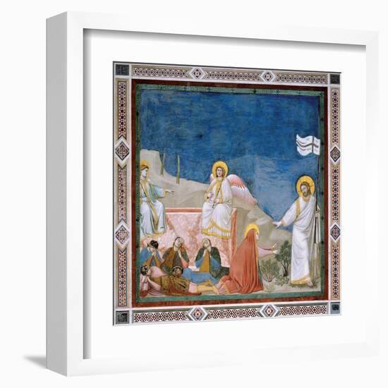 Passion, The Resurrection-Giotto di Bondone-Framed Art Print