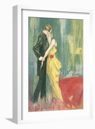 Passionate Embrace-null-Framed Art Print