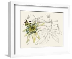 Passionflower I-Melissa Wang-Framed Art Print