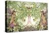 Passionflower -The Green Mask-Linda Ravenscroft-Stretched Canvas