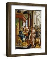 Passions/Sebastians-Altar in St. Florian Christ in Front of Pilatus-Albrecht Altdorfer-Framed Giclee Print