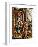 Passions/Sebastians-Altar in St. Florian Christ in Front of Pilatus-Albrecht Altdorfer-Framed Giclee Print