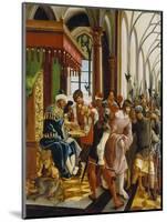 Passions/Sebastians-Altar in St. Florian Christ in Front of Pilatus-Albrecht Altdorfer-Mounted Giclee Print