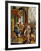 Passions/Sebastians-Altar in St. Florian Christ in Front of Pilatus-Albrecht Altdorfer-Framed Giclee Print