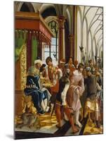 Passions/Sebastians-Altar in St. Florian Christ in Front of Pilatus-Albrecht Altdorfer-Mounted Giclee Print