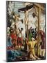 Passions/Sebastians-Altar in St.Florian the Crucifixion of Christ-Albrecht Altdorfer-Mounted Giclee Print