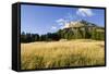 Passo Di Costalunga and Catinaccio Mountains-Guido Cozzi-Framed Stretched Canvas