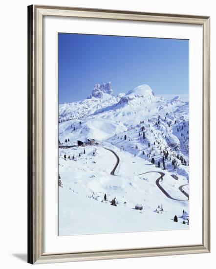 Passo Di Falzarego, Trentino-Alto Adige, Dolomites, Italy-Hans Peter Merten-Framed Photographic Print