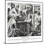 Passover, Exodus-Julius Schnorr von Carolsfeld-Mounted Giclee Print
