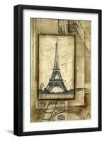 Passport to Eiffel-Ethan Harper-Framed Art Print